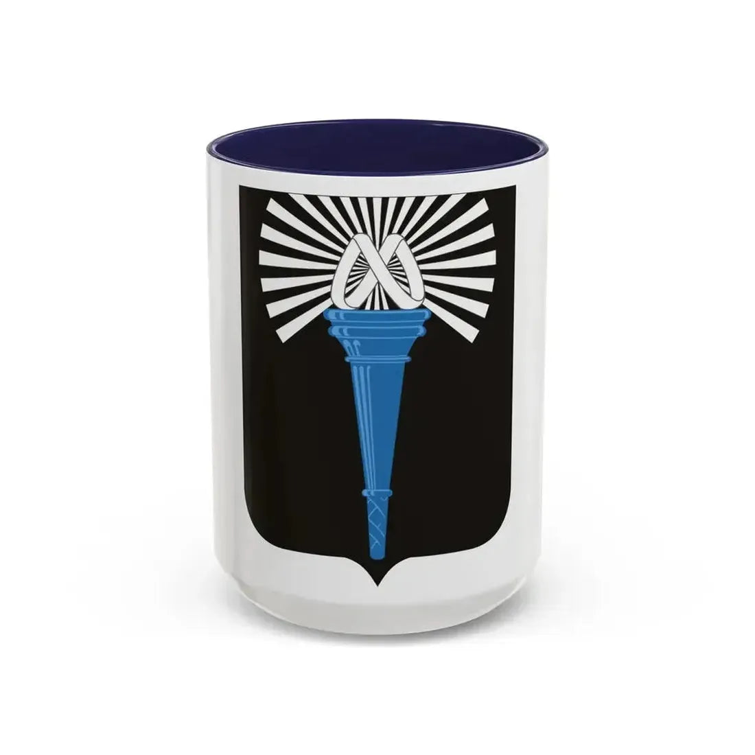 165 Military Intelligence Battalion 2 (U.S. Army) Accent Coffee Mug 15oz Navy - Go Mug Yourself