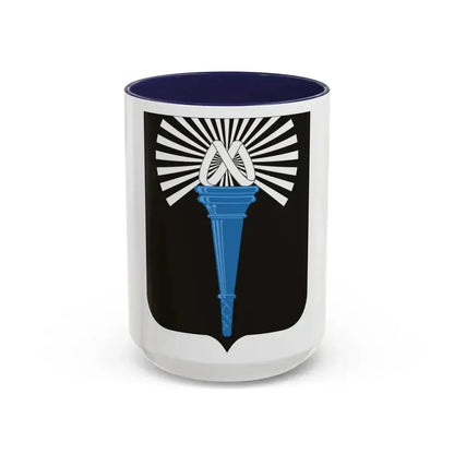 165 Military Intelligence Battalion 2 (U.S. Army) Accent Coffee Mug 15oz Navy - Go Mug Yourself