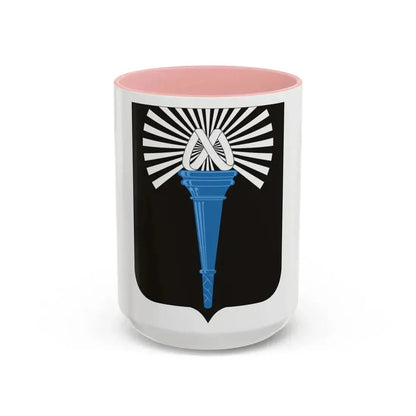 165 Military Intelligence Battalion 2 (U.S. Army) Accent Coffee Mug 15oz Pink - Go Mug Yourself