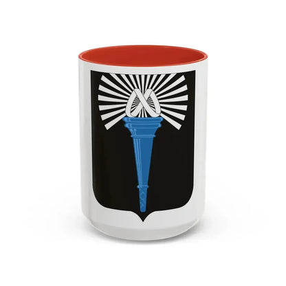 165 Military Intelligence Battalion 2 (U.S. Army) Accent Coffee Mug 15oz Red - Go Mug Yourself