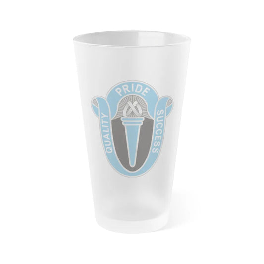 165 Military Intelligence Battalion (U.S. Army) Frosted Pint Glass 16oz-Go Mug Yourself