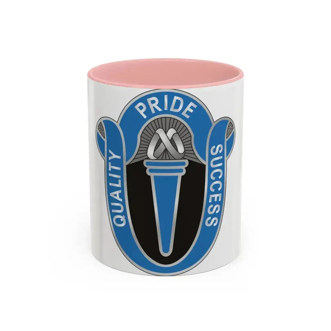 165 Military Intelligence Battalion (U.S. Army) Accent Coffee Mug 11oz Pink - Go Mug Yourself