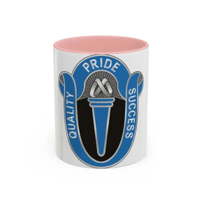165 Military Intelligence Battalion (U.S. Army) Accent Coffee Mug 11oz Pink - Go Mug Yourself