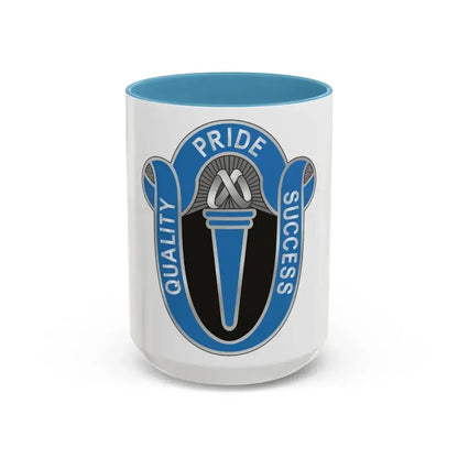 165 Military Intelligence Battalion (U.S. Army) Accent Coffee Mug 15oz Light Blue - Go Mug Yourself