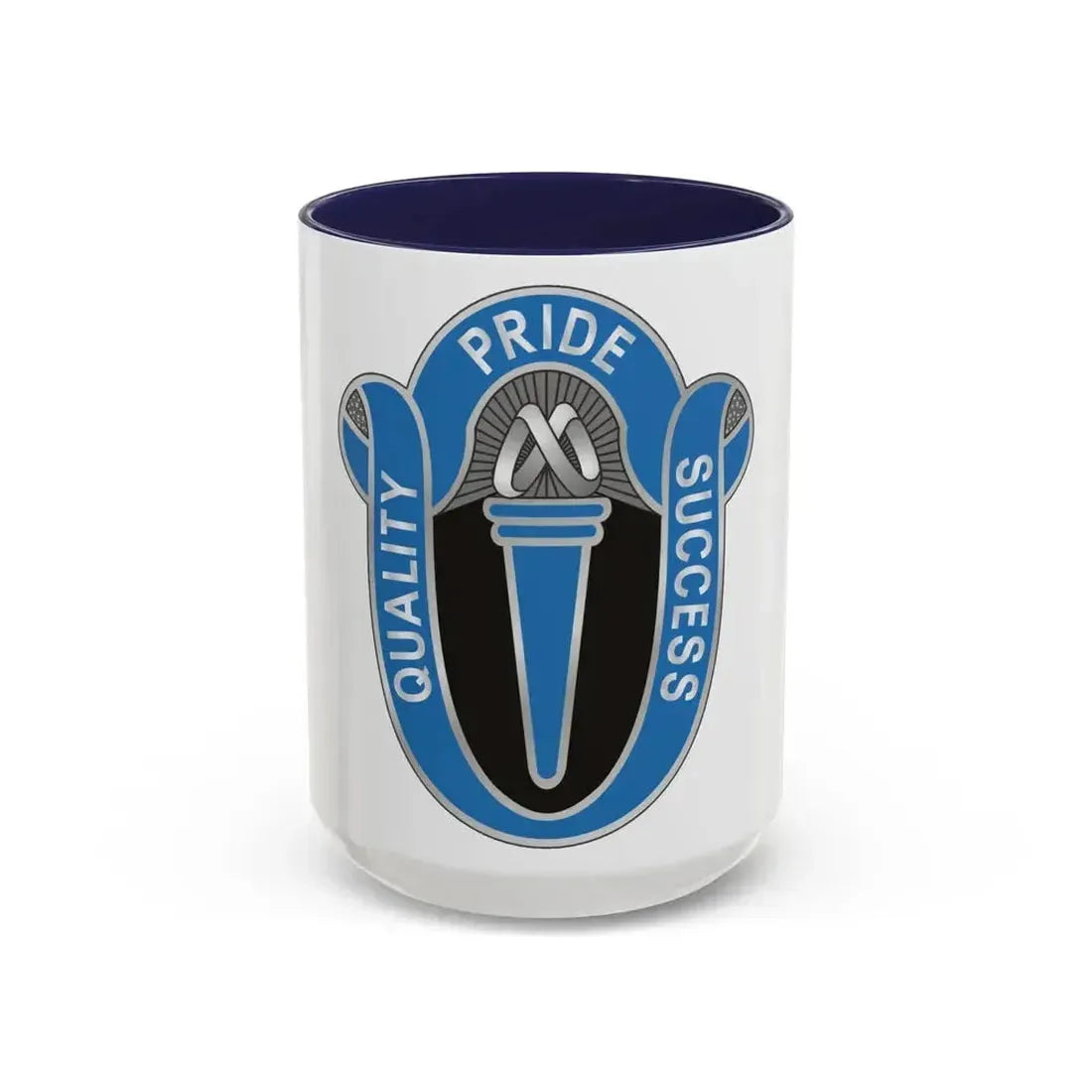 165 Military Intelligence Battalion (U.S. Army) Accent Coffee Mug 15oz Navy - Go Mug Yourself