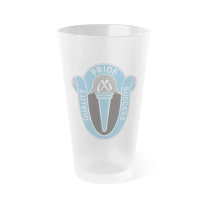 165 Military Intelligence Battalion (U.S. Army) Frosted Pint Glass 16oz Default Title - Go Mug Yourself