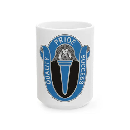165 Military Intelligence Battalion (U.S. Army) White Coffee Mug 15oz - Go Mug Yourself