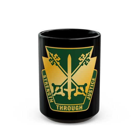 165 Military Police Pennsylvania National Guard (U.S. Army) Black Coffee Mug-15oz-Go Mug Yourself