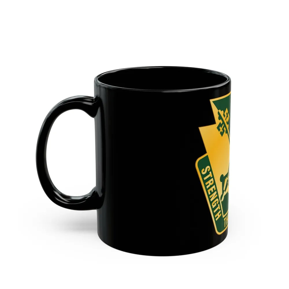 165 Military Police Pennsylvania National Guard (U.S. Army) Black Coffee Mug-Go Mug Yourself