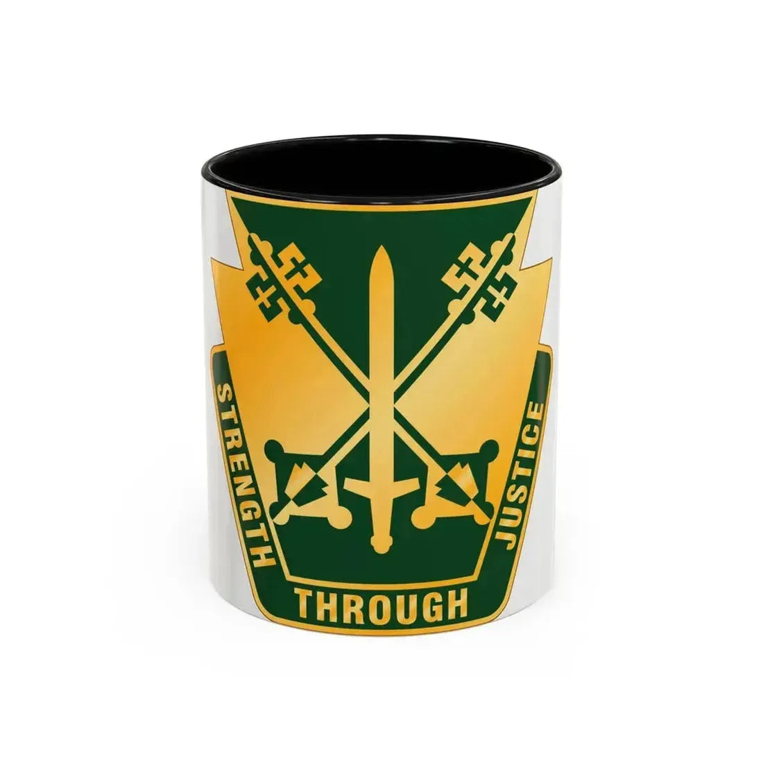 165 Military Police Pennsylvania National Guard (U.S. Army) Accent Coffee Mug 11oz Black - Go Mug Yourself