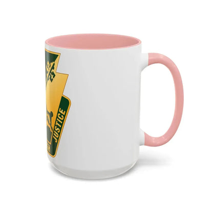 165 Military Police Pennsylvania National Guard (U.S. Army) Accent Coffee Mug - Go Mug Yourself