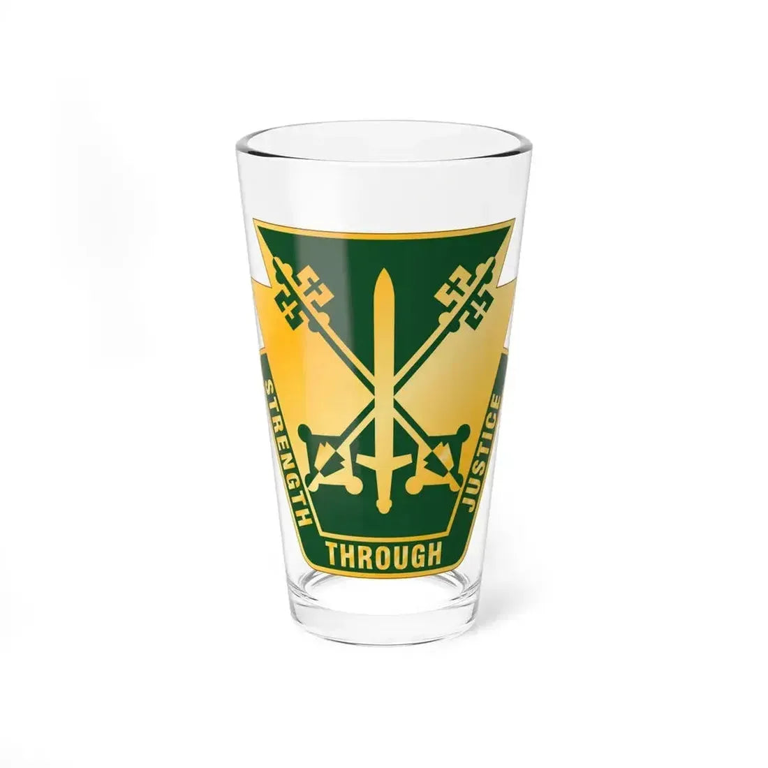 165 Military Police Pennsylvania National Guard (U.S. Army) Pint Glass 16oz - Go Mug Yourself