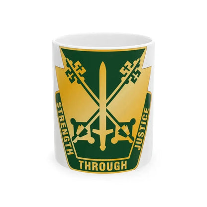 165 Military Police Pennsylvania National Guard (U.S. Army) White Coffee Mug 11oz - Go Mug Yourself