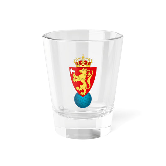 Coat of arms of the Geographical Survey of Norway - Shot Glass 1.5oz