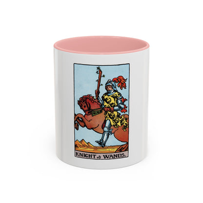 The Knight of Wands (Tarot Card) Accent Coffee Mug