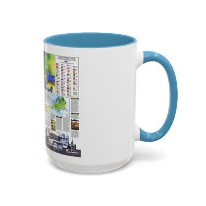 Europe, The New (1992) (Map) Accent Coffee Mug