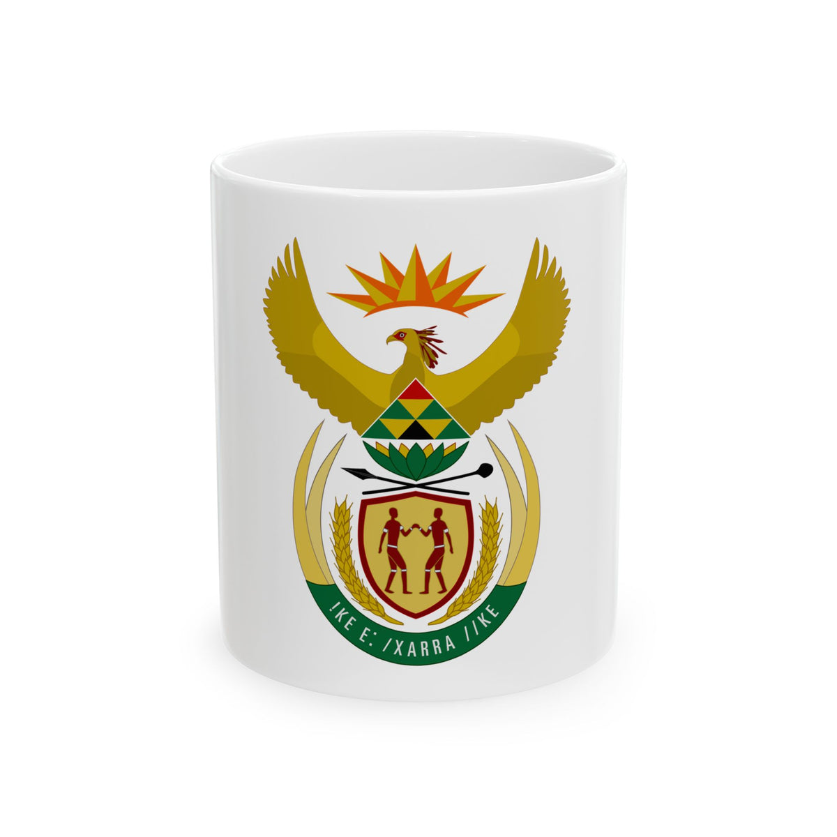 Coat of arms of South Africa - White Coffee Mug
