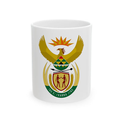Coat of arms of South Africa - White Coffee Mug
