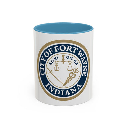 Seal of the City of Fort Wayne Indiana - Accent Coffee Mug