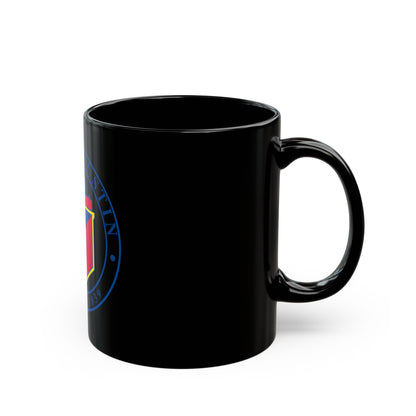 Seal of Austin TX - Black Coffee Mug