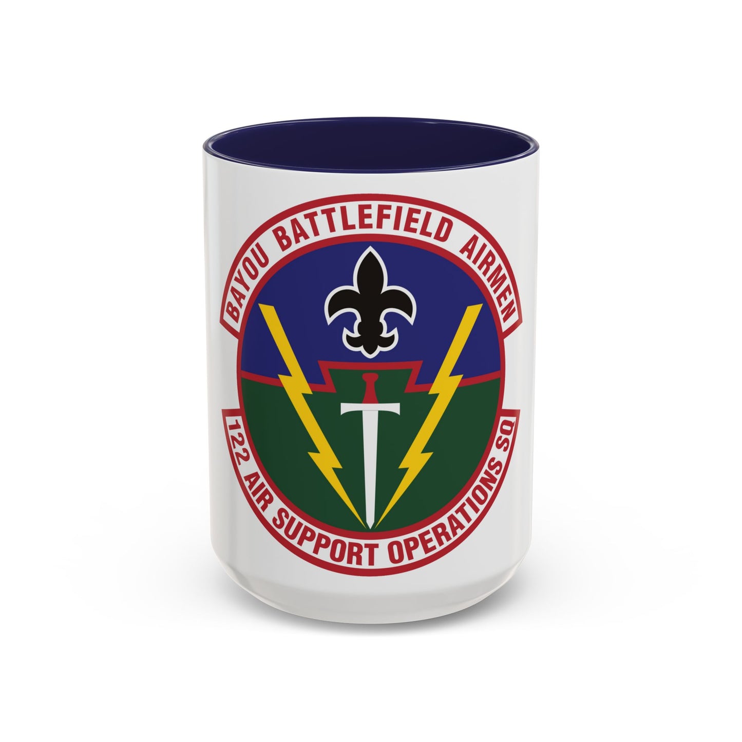 122d Air Support Operations Squadron (U.S. Air Force) Accent Coffee Mug