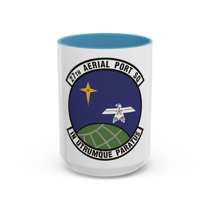 27th Aerial Port Squadron (U.S. Air Force) Accent Coffee Mug