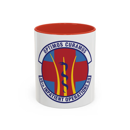 48th Inpatient Operations Squadron (U.S. Air Force) Accent Coffee Mug