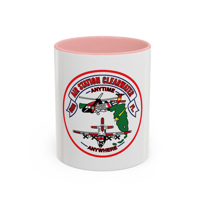 USCG Air Station Clearwater FL (U.S. Coast Guard) Accent Coffee Mug