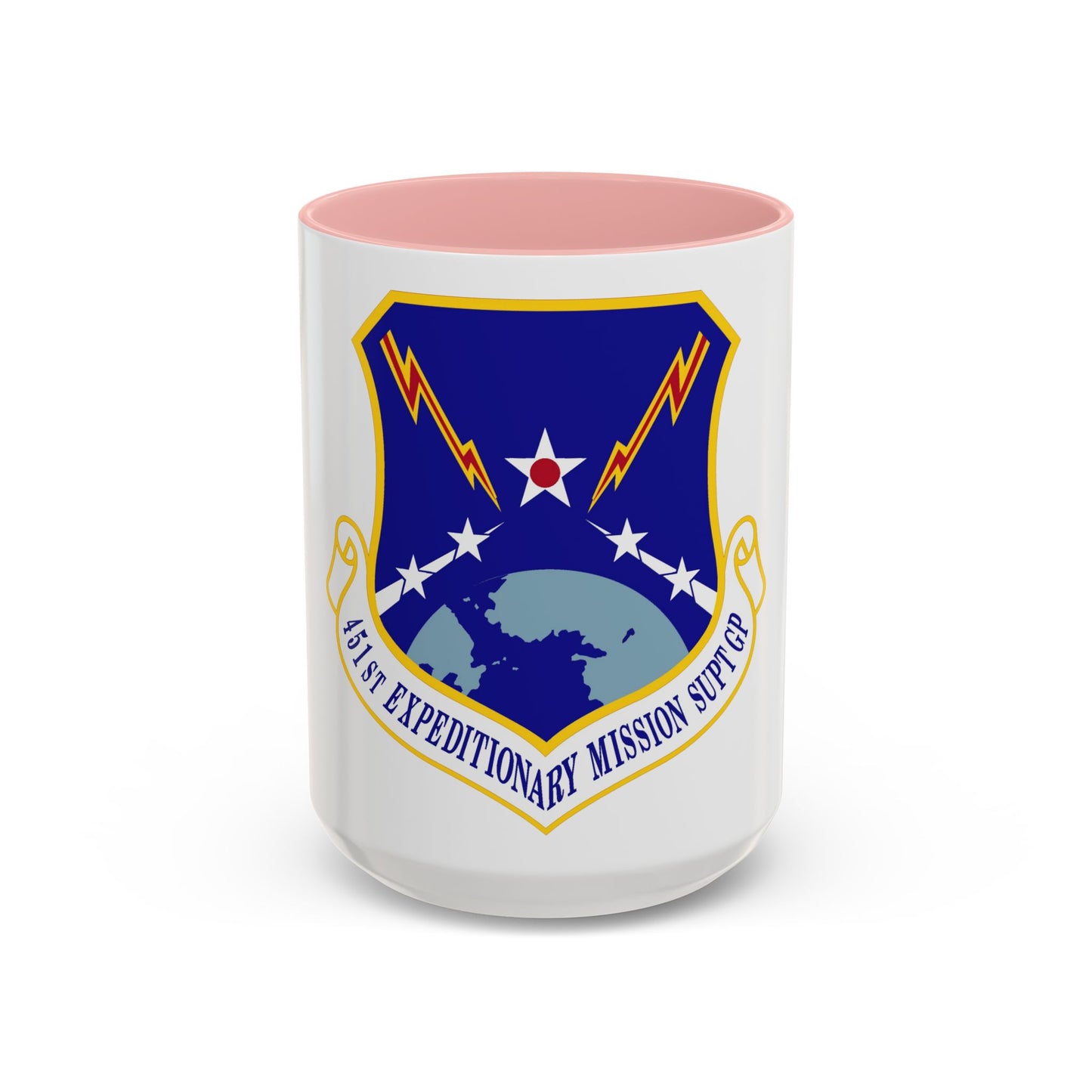 451st Expeditionary Mission Support Group (U.S. Air Force) Accent Coffee Mug