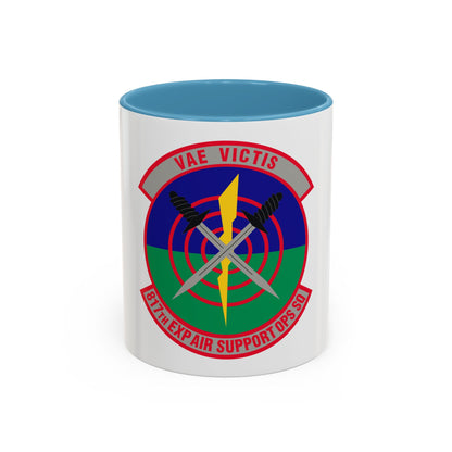 817th Expeditionary Air Support Operations Squadron (U.S. Air Force) Accent Coffee Mug