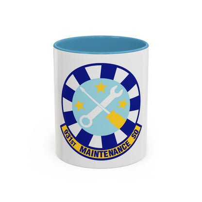 931st Maintenance Squadron (U.S. Air Force) Accent Coffee Mug