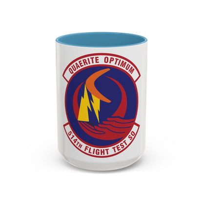 514th Flight Test Squadron (U.S. Air Force) Accent Coffee Mug