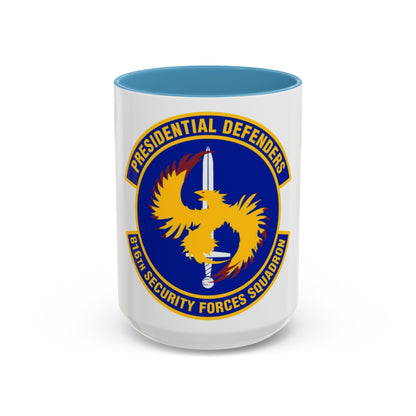 816th Security Forces Squadron (U.S. Air Force) Accent Coffee Mug