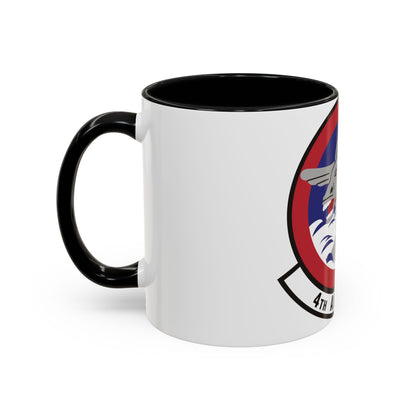 4th Airlift Squadron (U.S. Air Force) Accent Coffee Mug