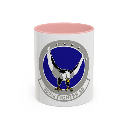 355 Fighter Squadron PACAF (U.S. Air Force) Accent Coffee Mug