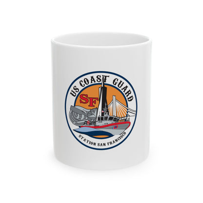 USCGS San Francisco Station (U.S. Coast Guard) White Coffee Mug