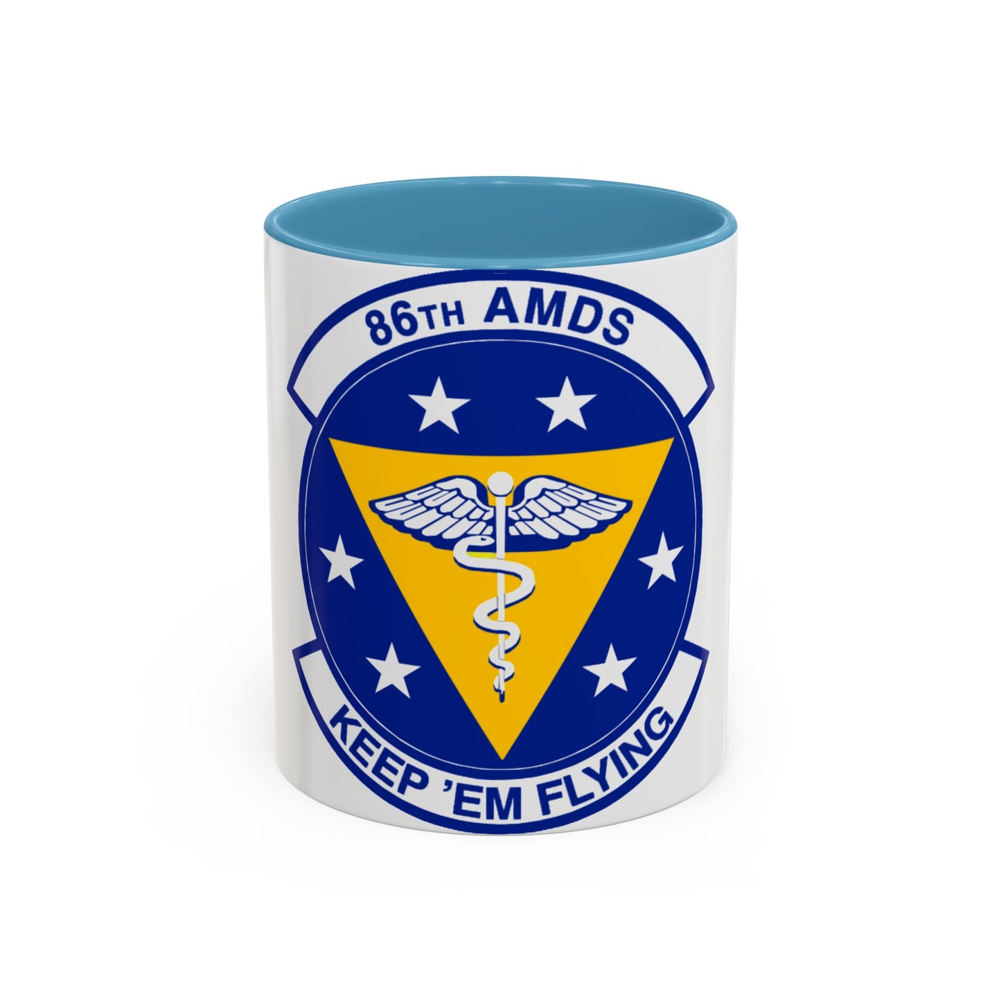 86 Aerospace Medicine Squadron USAFE (U.S. Air Force) Accent Coffee Mug