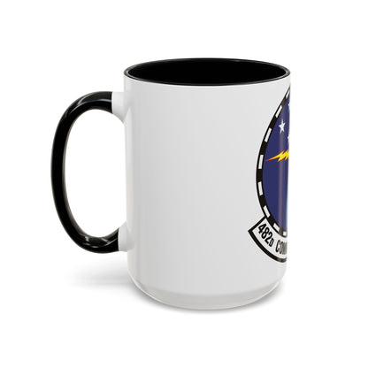 482d Communications Squadron (U.S. Air Force) Accent Coffee Mug