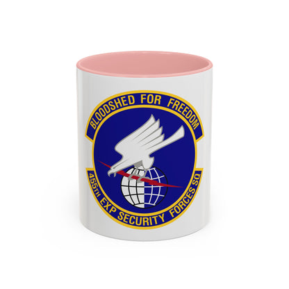 455th Expeditionary Security Forces Squadron (U.S. Air Force) Accent Coffee Mug