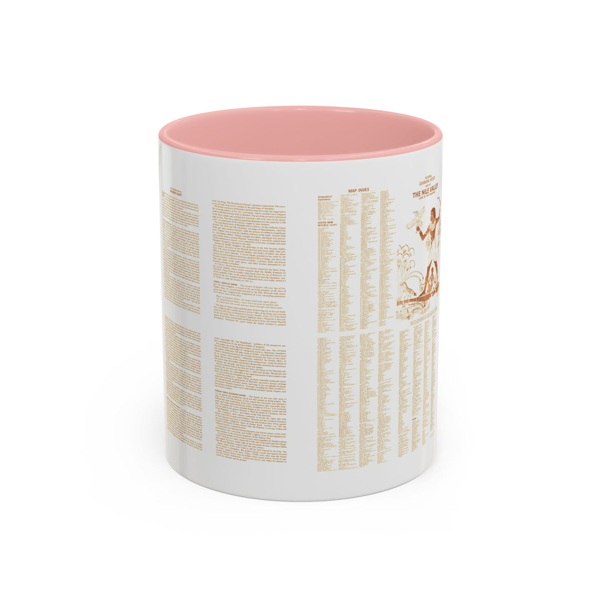 Egypt - Your Introduction to Ancient (1965) (Map) Accent Coffee Mug
