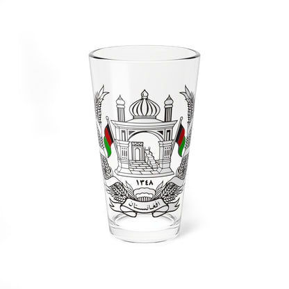 Emblem of Afghanistan 1931-1973 (Afghanistan) (Coat of Arms) Pint Glass 16oz