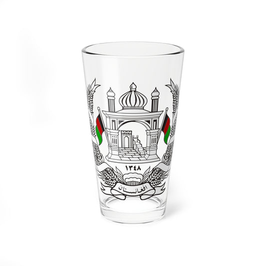 Emblem of Afghanistan 1931-1973 (Afghanistan) (Coat of Arms) Pint Glass 16oz