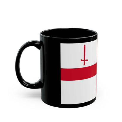 Flag of City of London UK - Black Coffee Mug-Go Mug Yourself