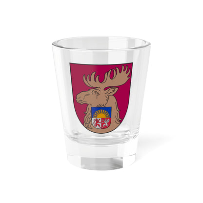 Jelgava COA small (Latvia) (Coat of Arms) Shot Glass 1.5oz