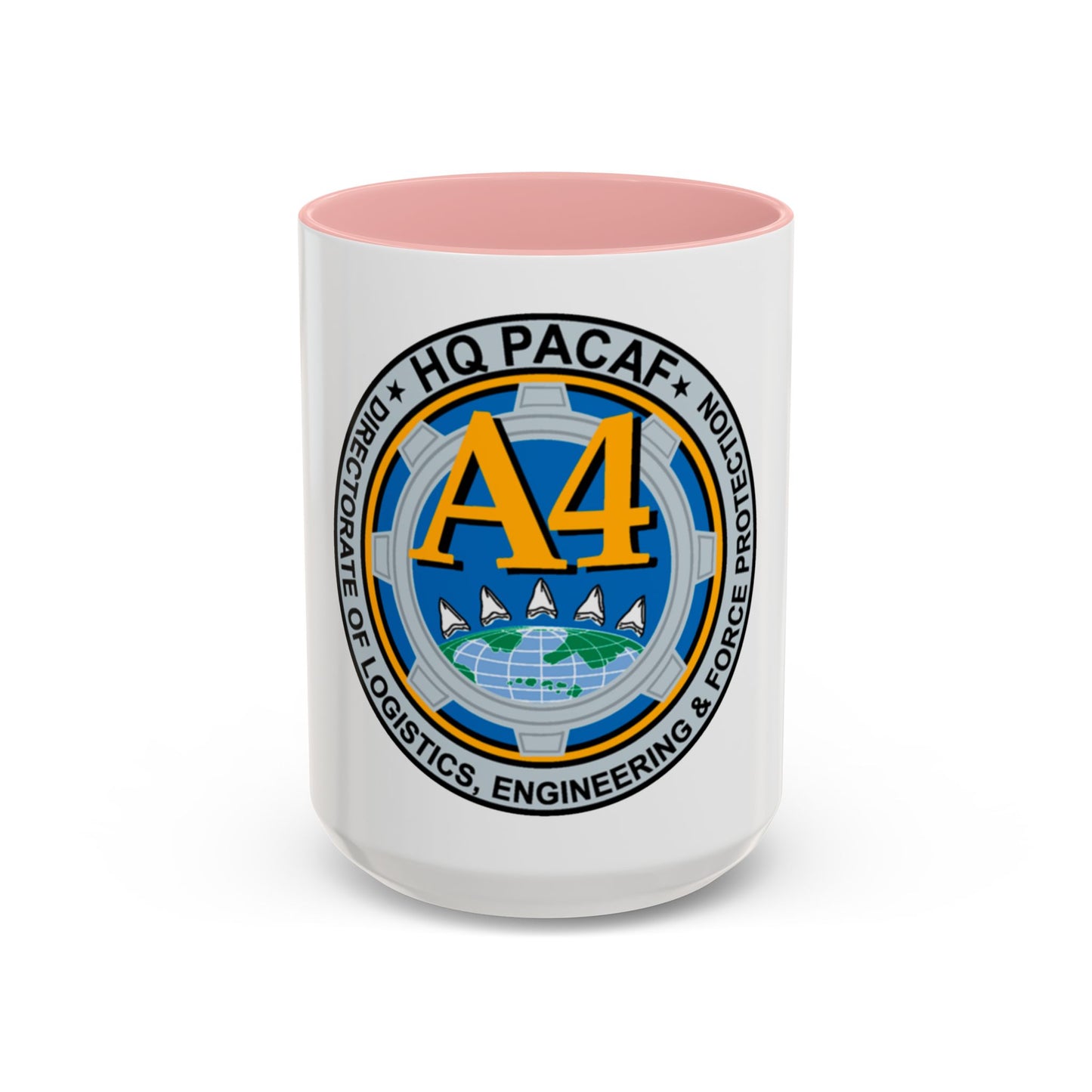 HQ PACAF A4 (U.S. Air Force) Accent Coffee Mug
