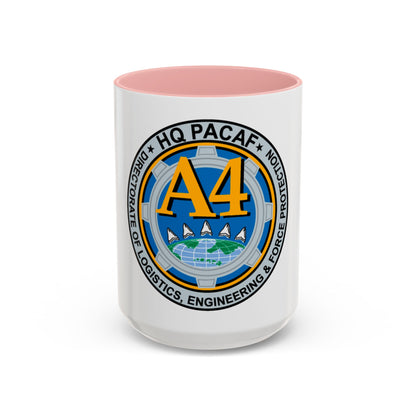 HQ PACAF A4 (U.S. Air Force) Accent Coffee Mug