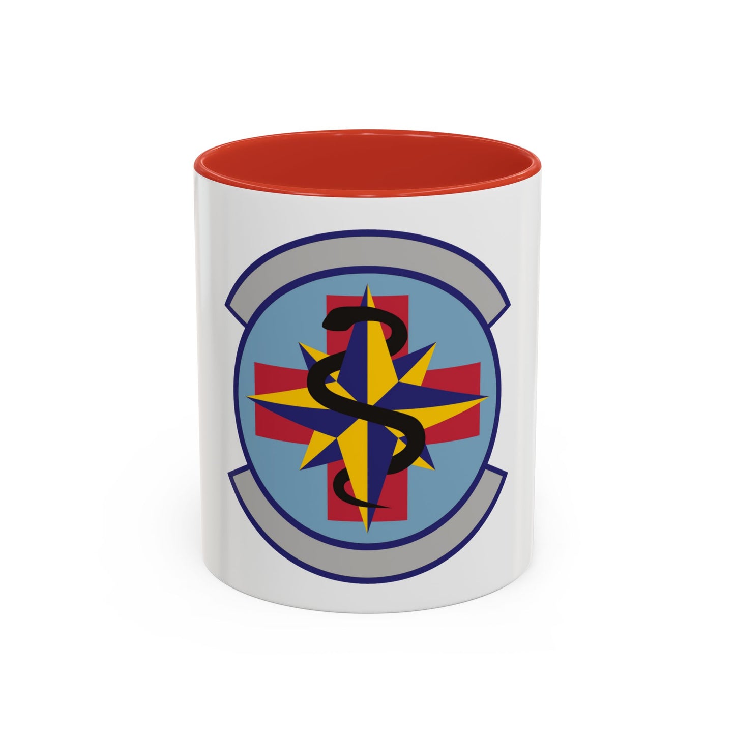 6 Healthcare Operations Squadron AMC (U.S. Air Force) Accent Coffee Mug