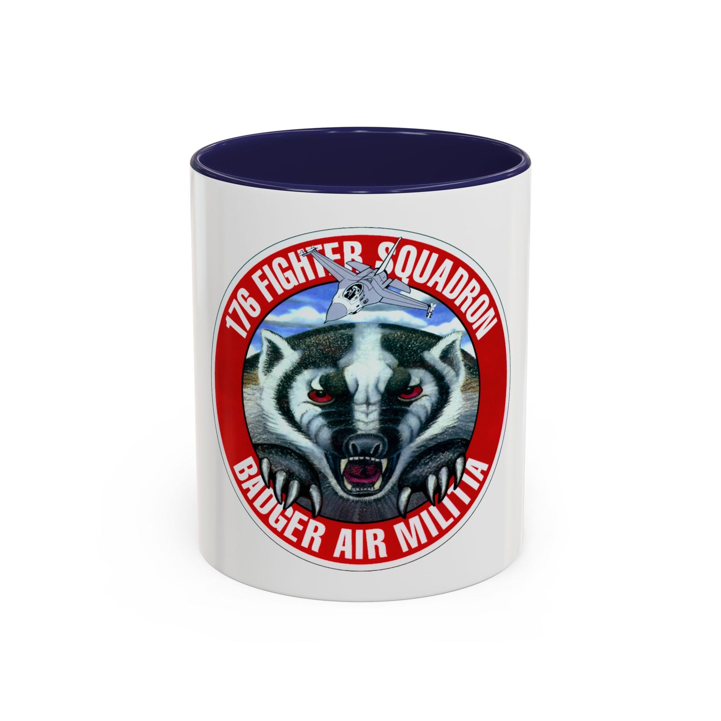 176th Fighter Squadron (U.S. Air Force) Accent Coffee Mug