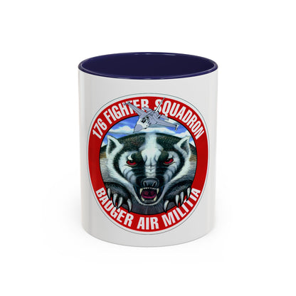 176th Fighter Squadron (U.S. Air Force) Accent Coffee Mug