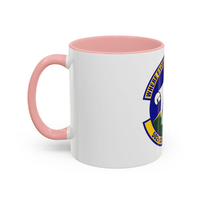 502d Contracting Squadron (U.S. Air Force) Accent Coffee Mug